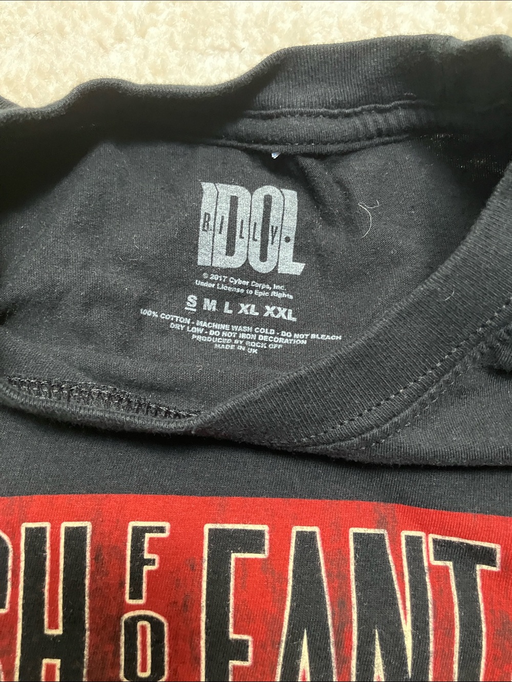 Billy Idol Tshirt - Picture 4 of 5